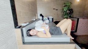 PUNISHING WITH FARTS THE STARVING SLAVE WHO ATE MY PIZZA - BY BRITNEY HUNTER - CLIP 1