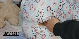 Girlfriend pajama hole