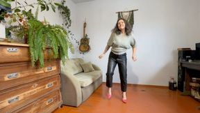 stomping old floor mov