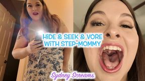 Hide & Seek & Vore with Step-Mommy - Step-Mom Sydney Screams Shrinks You Down Before You Play a Game Together