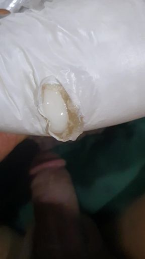 Cumshot Inside My Diaper