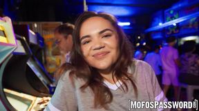 Teen Naudi Nala gets nasty fucked at barcade