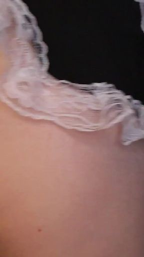 Naughty Maid Plays with Asshole