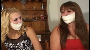 Friends Gagged and Gag Talking