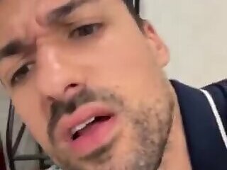 hot daddy fucking pocket pussy and nutting so much cum