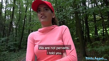 Hot Spanish jogger fucked on stairs in public