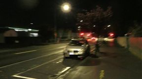 Trashy KIWI MILF made by her Master to take the trash to the road completely naked