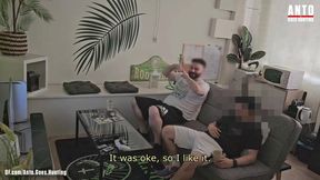 My straight friend Chris caught me jerking asks about last time big cock blowjob anal