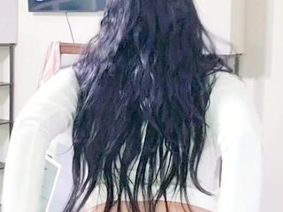 What the married MILF is wearing under her office attire. She is always ready.