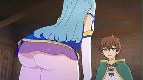 Aqua'_s luck - Konosuba Hentai