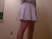 Cross dressing with leash