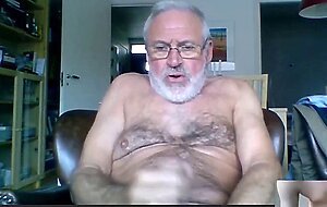 silver daddy lars jerking off