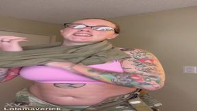 Military MILF Lola Maverick displays off big tits in uniform