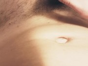 boy jerking in hotel room and cums on sink in bathroom lad hung