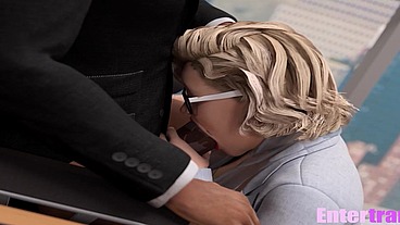 Big booty futa secretary fucks her boss to keep her Job.