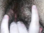 Tampon in, touching myself while my partner snores beside me