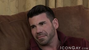 Straight Tobias visits Troy Accolas bedroom and fills his tight hole