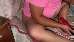 How delicious it is to hear my stepsister masturbate very well in the room all those moans of pleasure of each cumshot how exciting it is.