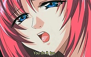Redhead hentai self maturbating and receiving cum