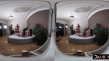 Lady Gang's DP In VR, The Fashionista's Cock-Drenched Threesome!