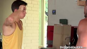 Horny Angelo Marconi gaped the tight asshole of jock David Plaza in an intense ass fu