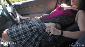 Watching my stepdaughter get money to suck random stranger!
