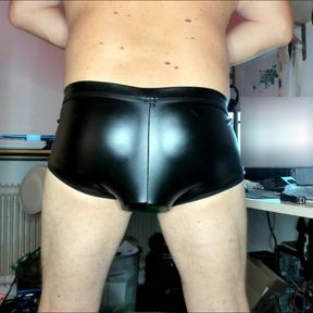 Anal Toy Madness With Panty Over It