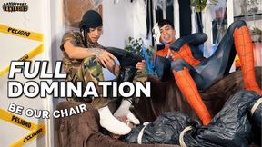 DOMINATION FANTASY FEATURING SPIDERMAN AND SOLDIER COSTUMES