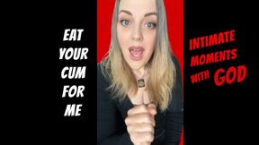 EAT YOUR CUM FOR ME - femdom pov