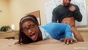 Stuffy Student 18+ Council President Gets Caught Cumming