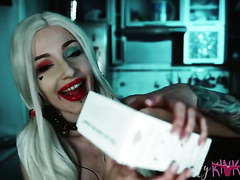 asmr cosplay of harley quinn