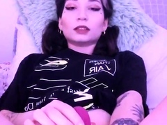 Amateur Brunette Anal Toy