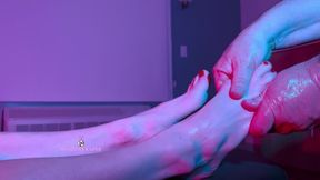 Luxurious Foot Massage: Oiled Soles, Close-Ups & Spa-Like Relaxation