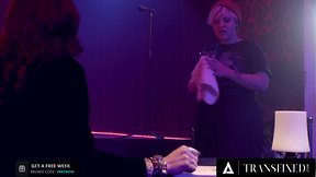 Ariel Demure`s Trans Reality: Fucking & Deepthroating Brooklyn Gray!