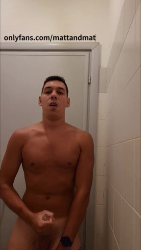 Jerking off at work