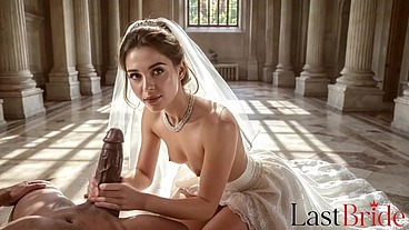 My stepsister cheated on her husband right during the wedding night, secretly letting me into the bedroom for a dirty fuck [AI]
