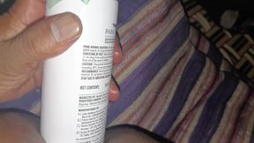 I fucked my ass with a very thick bottle.