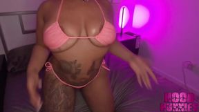 Fat Ebony Mollie Da Nympho BBC fucked into shaking orgasm