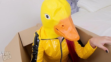 FUCK a DUCK Shana drinks PISS - Throat SPEW and ASS fucking EXTREME
