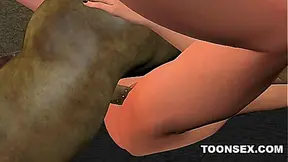 Bi 3D Anime Babe Enjoying Cunnilingus & Hardcore Group Sex Session