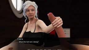 Sexy Granny wraps big ass around biggest dick, giving tasty handjob