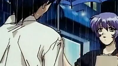 Hentai babe with a lilac bush gets her pussy licked and penetrated