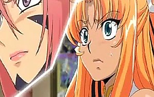 A hero girl turns into a sweet tentacle monster