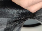 Wetting Jeans On Toilet Bowl