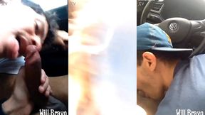 mamei o uber no meio da estrada