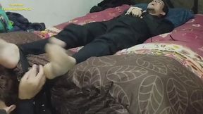 Tickling Jack's Feet for the First Time: Artemis Sucking and Licking His Feet (PART 2) (Custom Video)