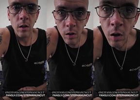 Twink Sub Slams Bald Cock Raw Deep Cuck Creampie