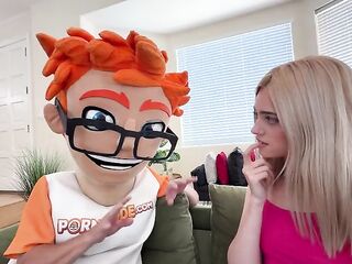 I treated Gracey Snows vape habit with standing doggy tugjob love button rub and huge ejaculation