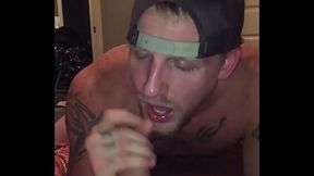 Sucking my step sisters bf off