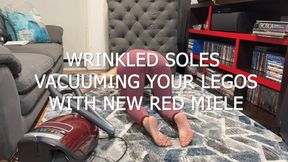 WRINKLED SOLES VACUUMING YOUR LEGOS WITH NEW RED MIELE